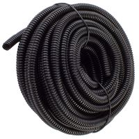 Xscorpion 10 FT 3/8" 9mm Black Split Loom Conduit Polyethylene Tubing