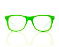 Neon Green Spiral Diffraction Glasses - for Raves, Festivals and More