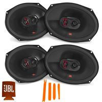 JBL STAGE3 2-Pairs of Stage3 9637FAM 6x9 3-Way Coaxial Speakers - No Grills