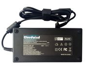 Cloudwind 19V 9.5A 180W Replacement AC Adapter for Asus-Gaming-Laptop G55 G55VW G53SX G46VW G70 G71 G72 G72GX G73 G73JH G73 G73SW G74 G74S G74SX G75.Laptop AC Adapter Charger Power Cord