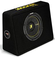 Kicker TCWC10 Car Audio CompC 10" Truck Sub Box Enclosure 4 Ohm 44TCWC102 (Renewed)