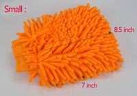 4 Pack Car Wash Mitts - Premium Chenille Microfiber Scratch-Free Cleaning Gloves - Ultra-soft Polishing Cloth,Double Sided,Use Wet or Dry