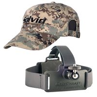 Solvid Premium Universal Head Cam Mount for Any Camera (Digital Black Combo)