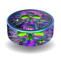 MightySkins Skin Compatible with Amazon Echo Dot (2nd Generation) wrap Cover Sticker Skins Hard Wired