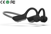 Bone Conduction Headphones Bluetooth (V5.0) Wireless Sports Headsets w/Mic and Siri Voice Control, Safety Open-Ear Design for Running Driving Cycling