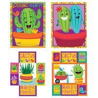 Eureka Cactus Themed Fidget Toys and Student Recognition Awards, 16pcs