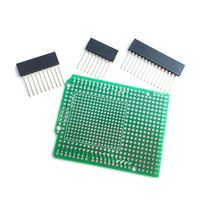 WINGONEER Prototype PCB for ArduinoUNO R3 Shield Board DIY, Combo 2mm + 2.54mm Pitch