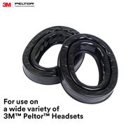 3M Personal Protective Equipment PELTOR Camelback Gel Sealing Rings HY80, Comfort Replacement Earmuff Cushions, Black
