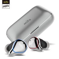 MIF0 05 Bluetooth 5.0 IPX7 Waterproofed Bluetooth Wireless Earbuds with 100 Hours Playtime, Hi-Fi Sound Wireless Headphones, Built-in Mic Bluetooth Earbuds with 2600mAH Portable Charging Case