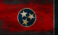 Grunge flag of tennessee 4x6 america symbol sticker decal die cut vinyl - Made and Shipped in USA