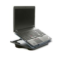 Mind Reader LTADJUST-Gry Adjustable 8 Position Top Desk with Cushions, Monitor, Laptop Lap Holder, Gray, Grey