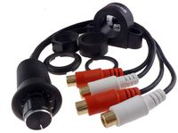 Custom Flush Mount AMP Amplifier RCA Remote BASS Boost KNOB Control