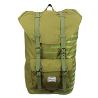 Machu Mountain Urban Series - Laptop Backpack, College Backpack, Perfect for School and Travel. Fits 13 Inch to 17 Inch Laptop and Tablets (Olive Green Stripes)