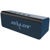 ZEALOT S31 Portable Bluetooth Speakers, Wireless Bluetooth Speaker with Loud Stereo Sound,Exceptional Bass Indoor/Outdoor 33 ft Bluetooth Range Built-in Mic,Perfect for Home, iPhone,Samsung(Blue-Gray)