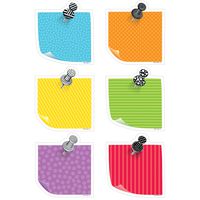 Creative Teaching Press Bold & Bright Sticky Notes Cut Outs 6" (5800)