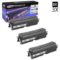 Speedy Inks Compatible Toner Cartridge Replacement for Kyocera-Mita TK-172 (Black, 3-Pack)
