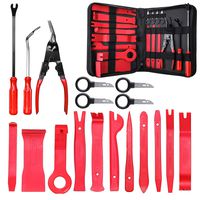 MATCC Trim Removal Tool Set Car Panel Removal Tools Kit 18pcs Nylon for Car Panel Dash Audio Radio Removal Installer and Repair Pry Tool Kits with Storage Bag