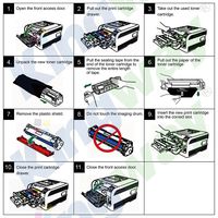 Kingway Compatible 410A CF410A CF411A CF412A CF413A Toner Cartridge Compatible with Laserjet Pro M477fdw M477fnw M477fdn M452dw M452nw M452dn M337dw Printer (Black,Cyan,Yellow,Magenta,4-Pack)