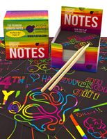 Purple Ladybug Rainbow Scratch Off Mini Art Notes +2 Wooden Stylus Set: 150 Sheets of Rainbow Scratch Paper for Kids Arts and Crafts, Airplane or Car Travel Toys! Fun Gift for Girls, Women or Anyone!