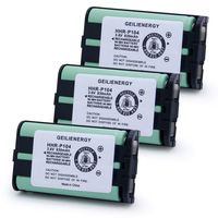 GEILIENERGY HHR-P104 3.6V 830mAh Type 29 Phone Battery Compatible with Panasonic HHR-P104, HHR-P104A, KX-TGA520M,KX-FG6550, KX-FPG391,KX-TG2388B KX-TG2396 KX-TG2300 Panasonic Phone (3 Pack)