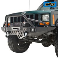 EAG Front Bumper with LED Lights and Winch Plate