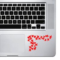 StickAny Palm Series Ivy Plants 1 Sticker for MacBook Pro, Chromebook, and Laptops (Red)