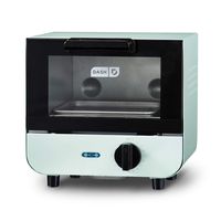Dash DMTO100GBAQ04 Mini Toaster Oven Cooker for for Bread, Bagels, Cookies, Pizza, Paninis & More with Baking Tray, Rack, Auto Shut Off Feature, Aqua
