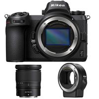 Nikon Z7 45.7MP FX-Format 4K Mirrorless Camera with NIKKOR Z 24-70mm f/4 + FTZ Mount Adapter