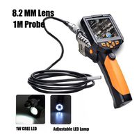 NTS200 Digital Endoscope 8.2mm Waterproof Inspection Camera 1M Probe Cable 3.5 Inch LCD