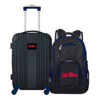 NCAA Mississippi Ole Miss Rebels 2-Piece Luggage Set