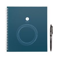Rocketbook Wave Smart Notebook - Dotted Grid Eco-Friendly Notebook with 1 Pilot Frixion Pen Included - Standard Size (8.5" x 9.5")