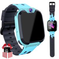 YENISEY Kids Smartwatch Game Music Toys - 7 Games Children Touch Screen Wrist Watch Phone with SOS Call Camera Music Player Calculator 12Hrs Learning Toys for Back to School Students Age 3+