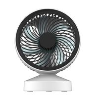 Chubbychunk Small Fan Portable Electric Quiet Mini Fan Super Wind Rechargeable Desktop Small Fan Plug in Computer USB