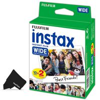 FujiFilm Instax Wide Instant Film 1 Pack of 20 Photo Sheets - Compatible with FujiFilm Instax Wide 300, 210 and 200 Instant Cameras