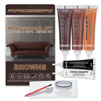 Brown Leather Repair Kits for Couches - Vinyl Repair Kit, Leather Repair Kit - Leather Scratch Repair for Refurbishing for Upholstery, Couch, Boat, Car Seats