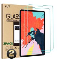 [2 Pack] New iPad Pro11'' Screen Protector, VUV Clear Premium Tempered Glass Film [Scratch-Resistant] 9H Hardness HD All-Screen Apple Pencil Compatible Screen Protector  (New Pro 11)