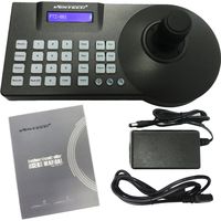 Ventech PTZ Controller Joystick LCD Security (Pan Tilt Zoom) Speed Dome Camera 3D,Keyboard to Control All Functions,Up to 128 Speed Dome Cameras,3500 Feet Maximum Distance Communication