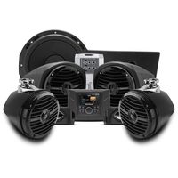 Rockford Fosgate GNRL-STAGE4 400 watt Stereo, Front Lower Speaker, Rear Speaker, and subwoofer kit for Select Polaris General