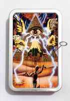 BlackKey Illuminati Symbol Metal Decorative Gift Box Case Organizer for Tampon, Bead, Credit Card -47