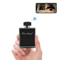 Wireless Spy Camera, PORTOCAM 1080P Hidden Camera Perfume Bottle with Motion Detection Alerts, Nanny Cam Wi-Fi Home Security with Cloud Service and Standby Time up to 6 Months