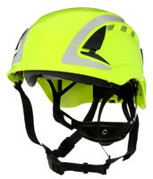 3M SecureFit Safety Helmet/Hard Hat, Climbing Style, Construction, Manufacturing, Forestry, Utilities, Work at Height, X5014VX-ANSI, Vented, Scotchlite Reflective, High Visibility Green, 94298