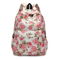 Clearance! Girl's Backpack Stylish Floral College Student School Bookbags Laptop Daypack Hiking Bags (C)