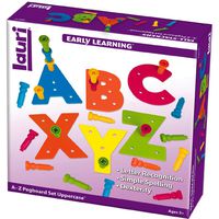 Lauri Tall-Stackers - Pegs A-Z Pegboard Set (Uppercase)