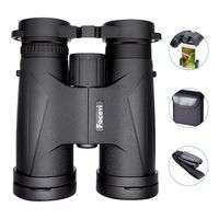10x42 Nitrogen Waterproof BAK4 Prism Compact Binoculars for Adults, Fogproof High Power Long Range Folding Binoculars for Bird Watching Hunting Opera Travel Theater Concert Stargazing Hiking