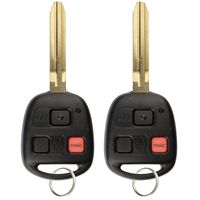 KeylessOption Keyless Entry Remote Control Car Key Fob Replacement for HYQ1512V 4C (Pack of 2)
