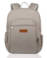 Malirona Canvas Campus Laptop Daypacks Backpack School Bags For Women And Men - Laptop Carrying, Trolley Sleeve, 7 Colors (Gray)