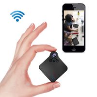 Mini Spy Camera WiFi Hidden Camera 1080P Portable Wireless IP Security Camera 2018 WIFI HD Spy Cam Covert Tiny Nanny Cam with 140°Angle Night Vision Motion Detection for Home, Car, Drone, Office ...