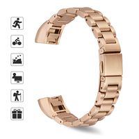 TOMALL Metal Bands Compatible for Fitbit Alta and Alta HR,Stainless Steel Metal Mesh Replacement Wristband for Women Men (Rose Gold)