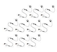 10 Pack BOMMEOW BSE12-M12 C-Shape Swivel Style Earpiece Headset for Motorola Radio SL300 SL500 SL7550 SL7580