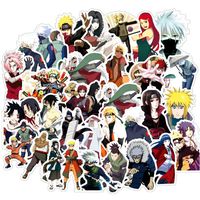 Bowinr Naruto Car Stickers, Anime Naruto Shippuden Bumper Sticker for Phone, MacBook, Laptop, Car, Lugguage, Skateboard and More(100pcs)